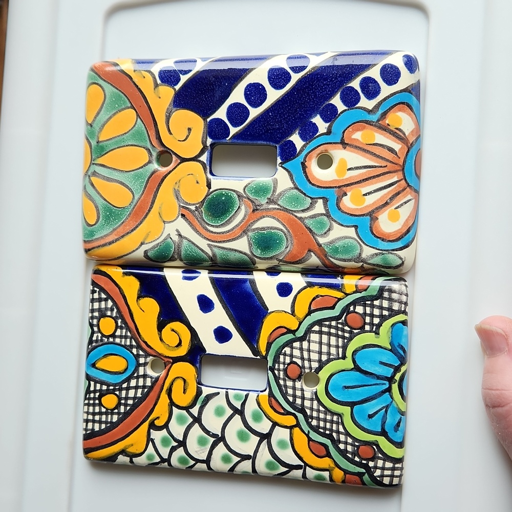 Ceramic mexican light switches